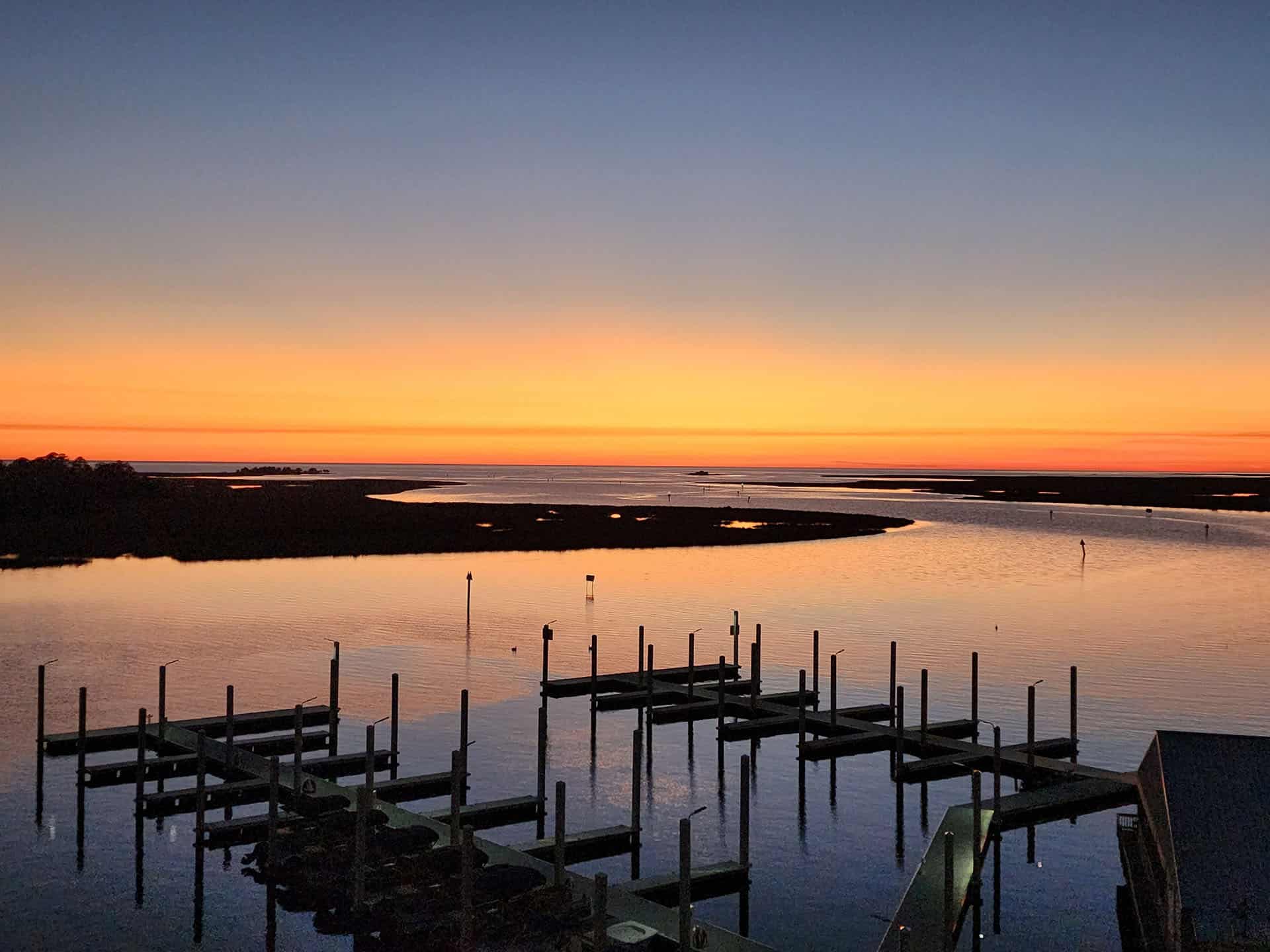 Sunset at Steinhatchee Marina
